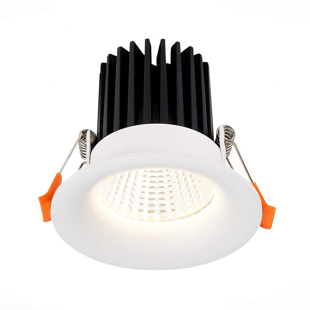 ST703.538.10 Св-к встр. Белый LED 1*10W 3000K 900Lm Ra&gt;90 38° IP20 D85xH75 170-240V Встраиваемые светильники