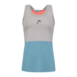 Женская теннисная майка HEAD Tech Tank Top Women - Grey, Multicoloured
