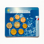 France 1999 - 2001 Year Set: First Official Issue of the Euro Coins