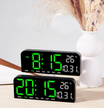 Часы настенные LED MIRROR GH0707 Green&White