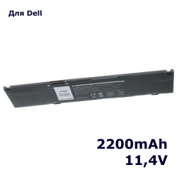 Аккумулятор iBatt 2200mAh для ноутбука Dell Inspiron 13-5370, 7373 (F62G0)
