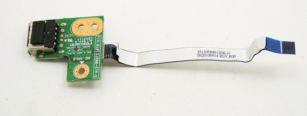 Плата USB разъемов HP Pavilion G62 01013JS00-388-G