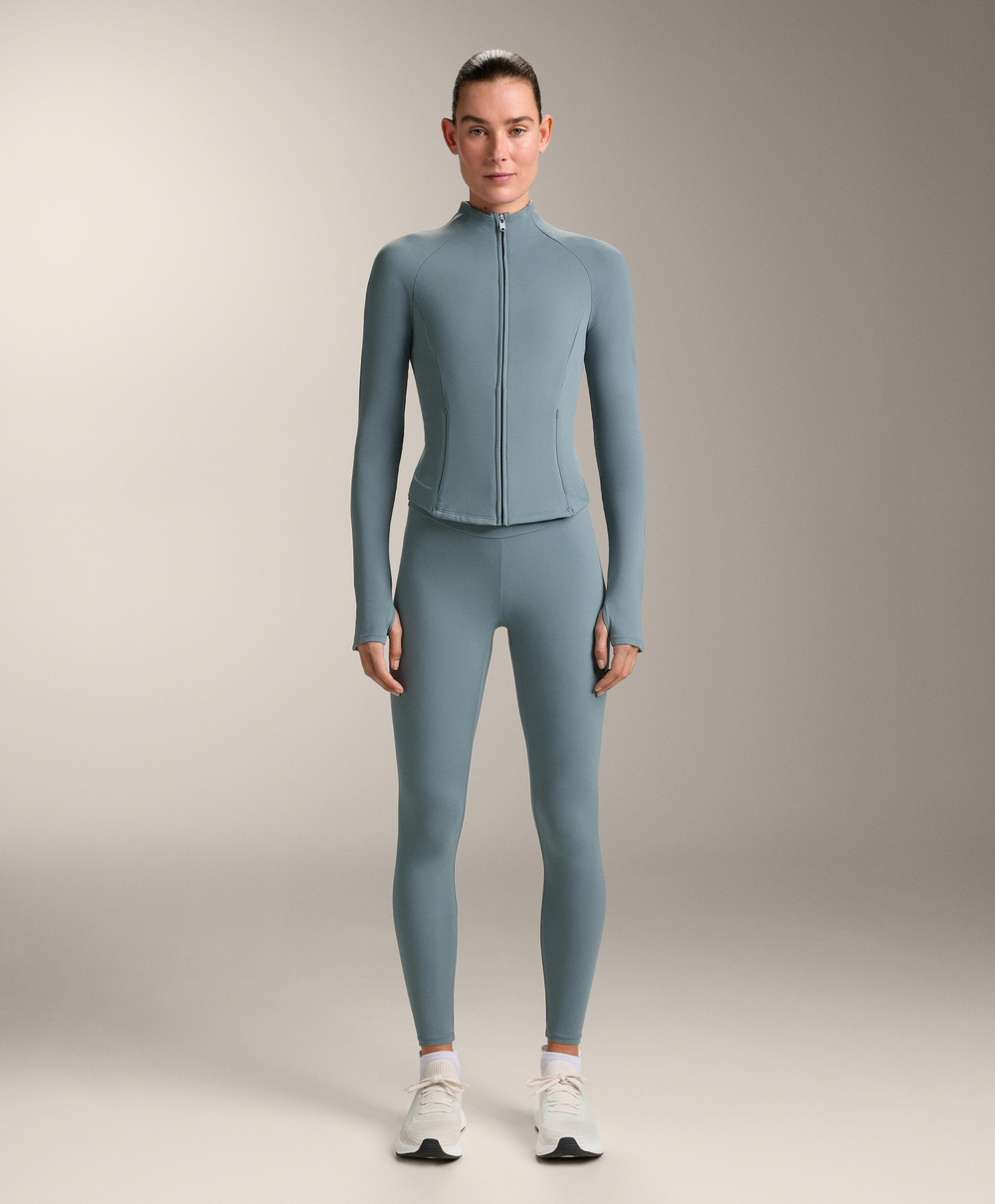 Oysho Легкая и теплая высокотехнологичная куртка, синевато-серый