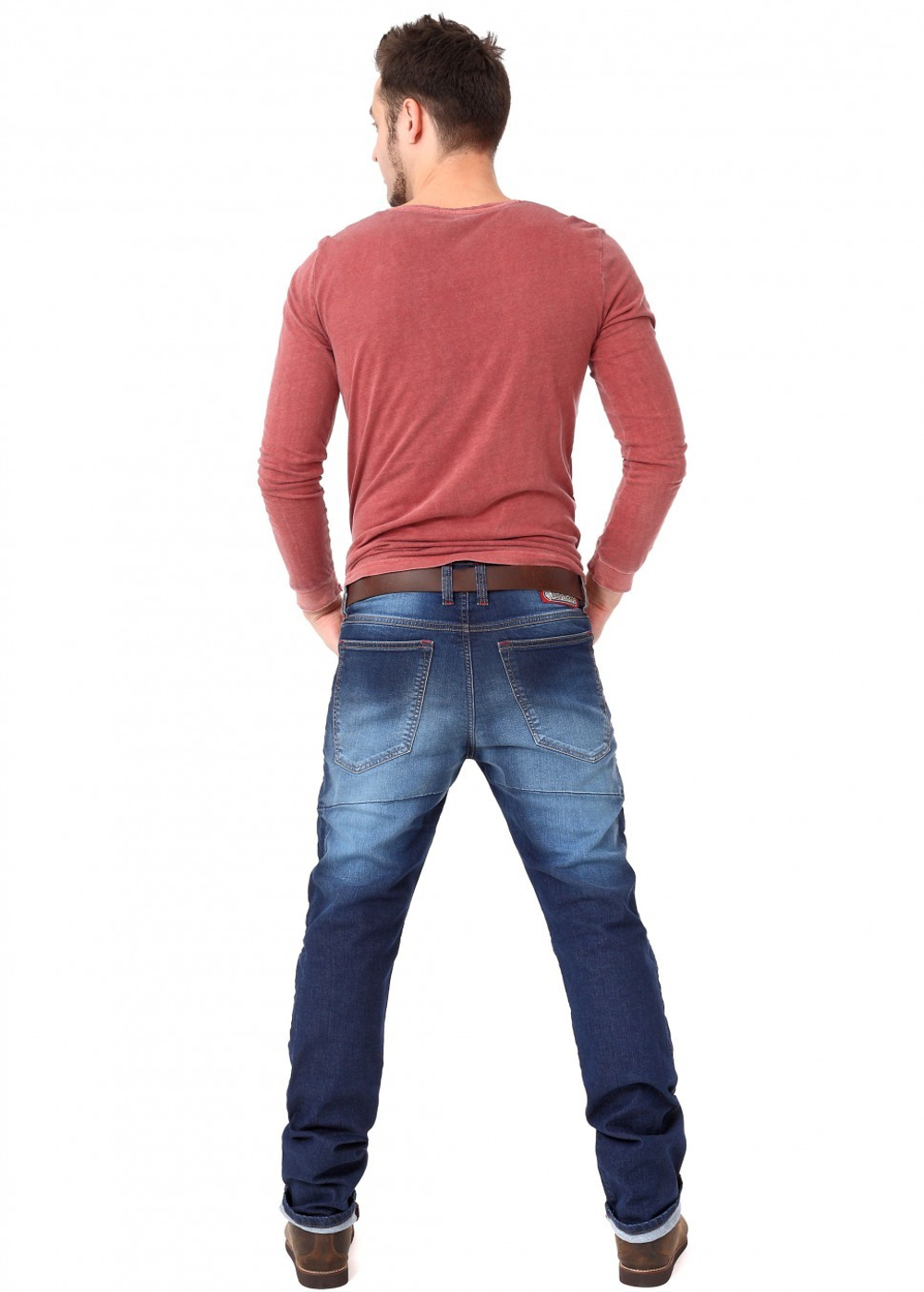 Мотоджинсы STARKS PYTHON DARK BLUE BRUSH