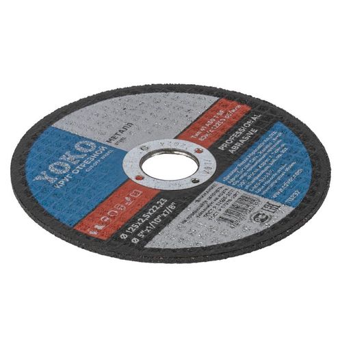 Круг по металлу отрезной 125х2,5х22 мм Yoko