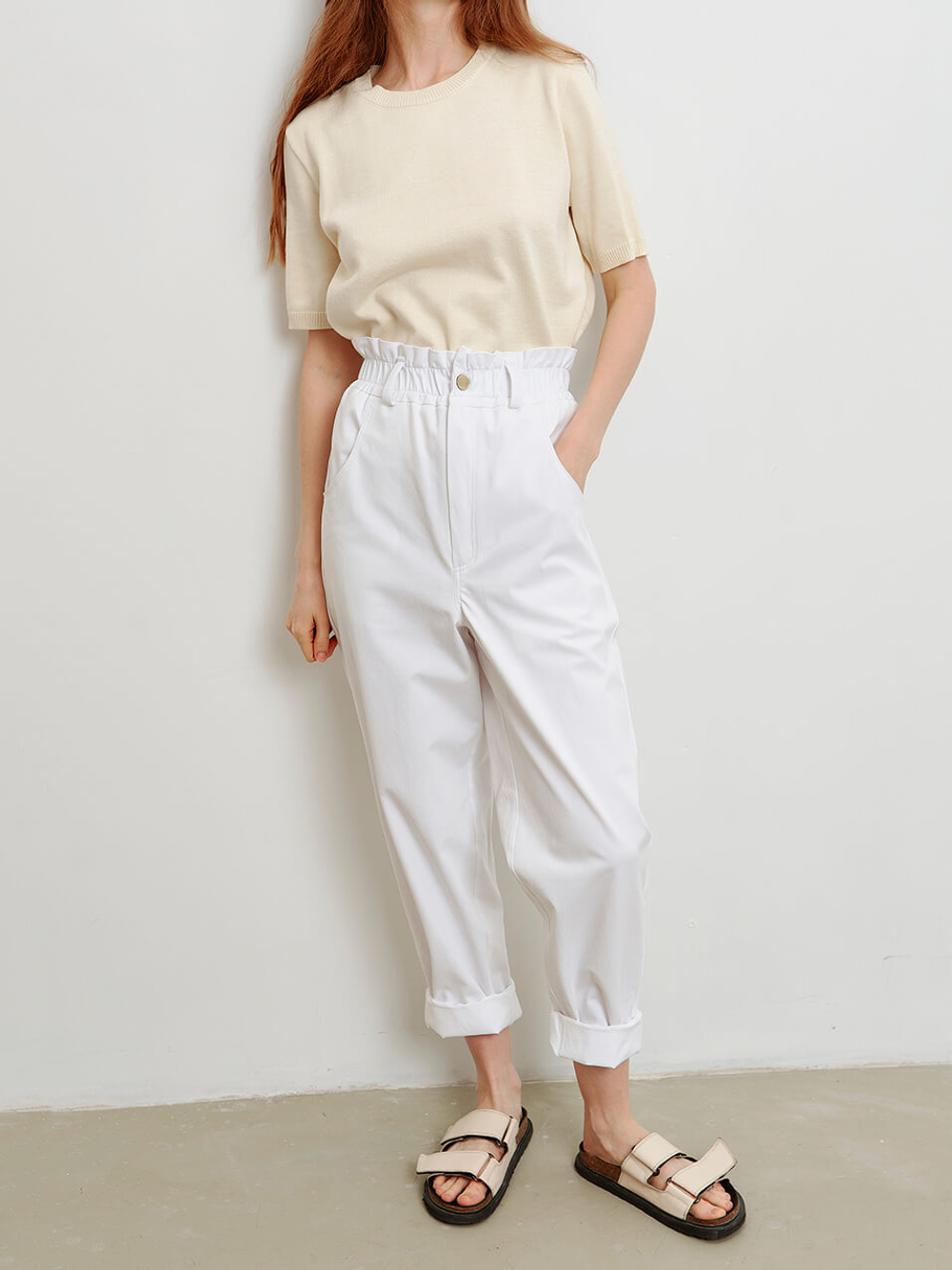 Брюки Cotton Easy White