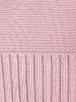 Шапка для девочки осенняя с ушками и снудом