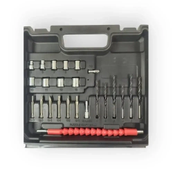 Дрель-Шуроповерт аккумуляторный Partnertool PCD-18CSET 18В 2 аккумулятора 2Ач БЫСТРОСЪЕМНЫЙ патрон в КЕЙСЕ с НАБОРОМ