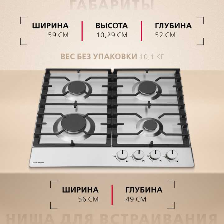 Газовая панель Hansa BHGI630301