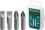 KRAFTOOL 36 мм, 4 шт, набор бит для ударной отвертки (25551)