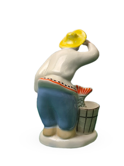 &&& Фарфоровая статуэтка "Рыбак летом" (Полонне ЗХК)