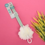 Мочалка массажная «Палермо» на пластиковой ручке, размер мочалки 36*11см