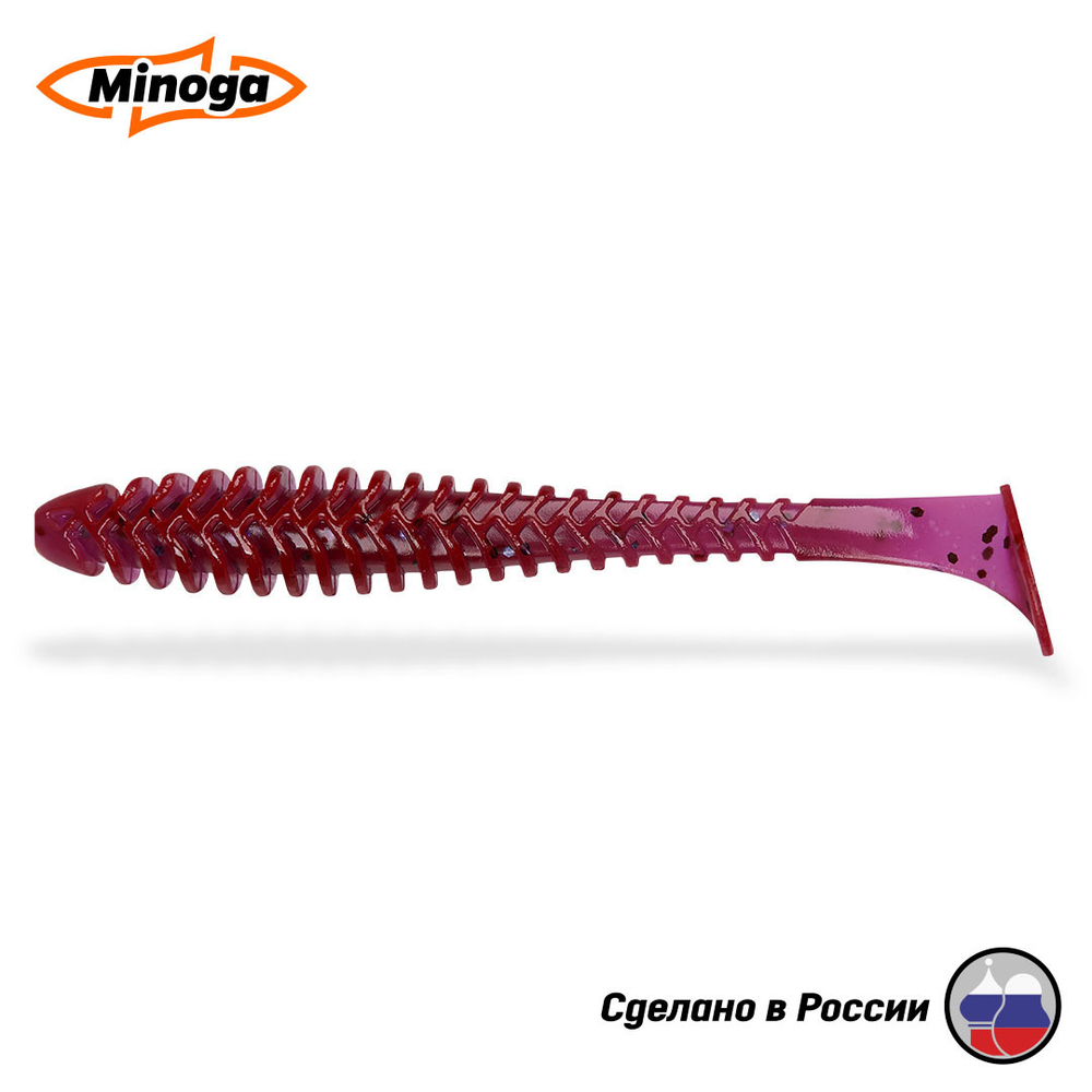 Приманки Minoga ACTION 4.0"(100мм) Набор #2 (3 упаковки)