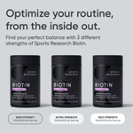 Sports Research, биотин и кокосовое масло, 2500 мкг, 120 вегетарианских капсул
