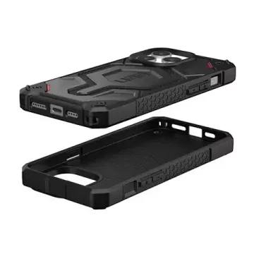 Чехол с поддержкой MAGSAFE Uag Monarch Pro для iPhone 15 Pro MAX 6.7", цвет чёрный (Kevlar-Black)