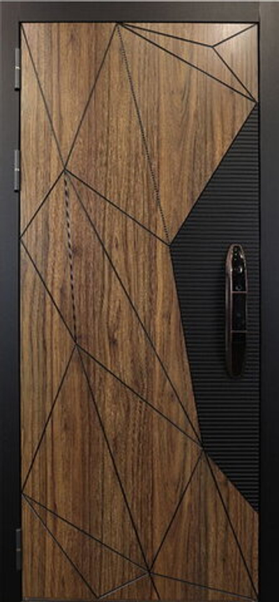 Стальная дверь "Mix". Заказная модель.