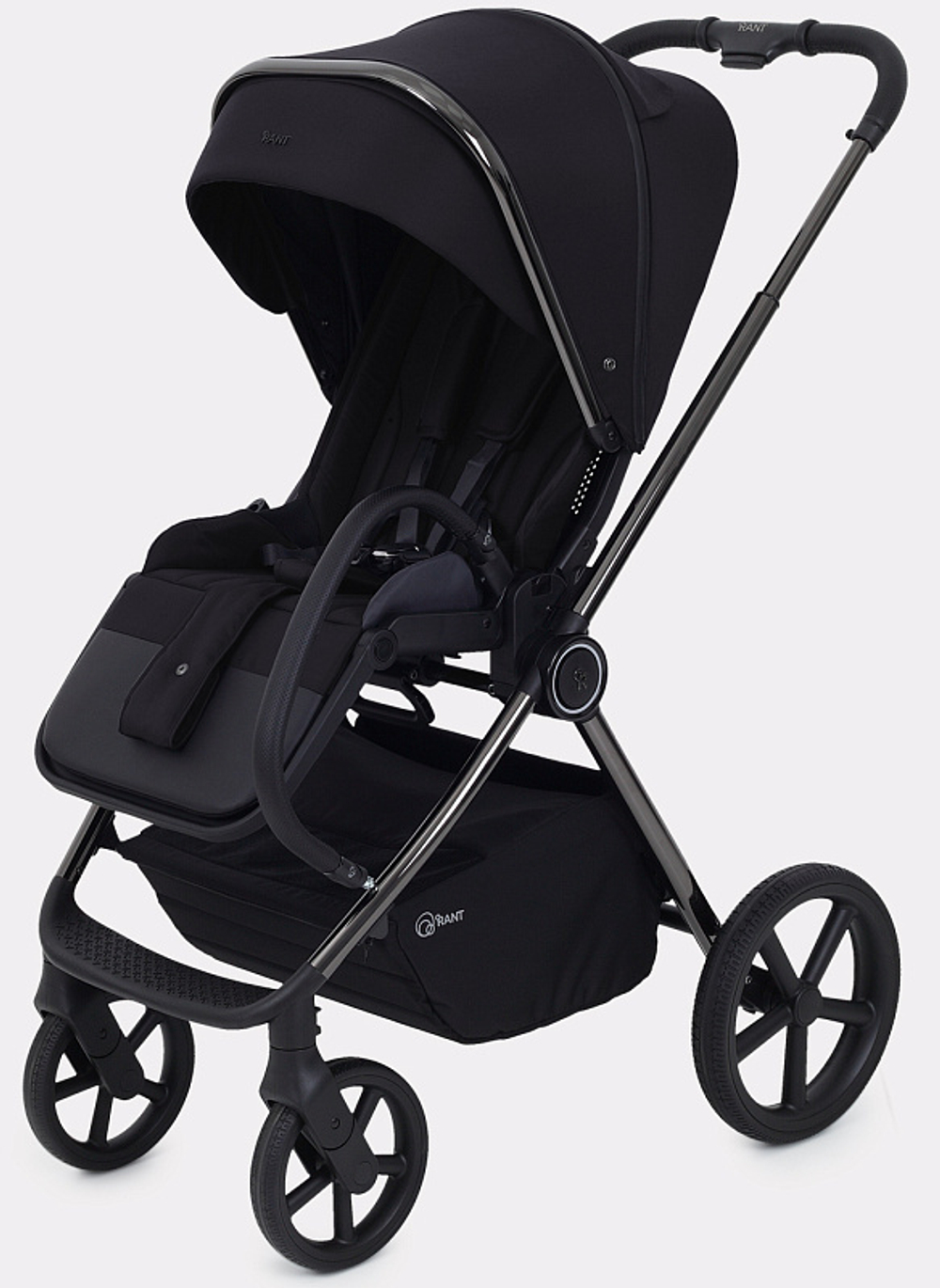 Детская коляска Rant Teo Black Chrome 2 в 1 Black