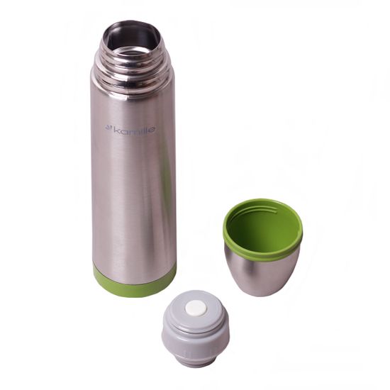 Термос 1000 мл. из нержавеющей стали Kamille KM-2059 с чехлом