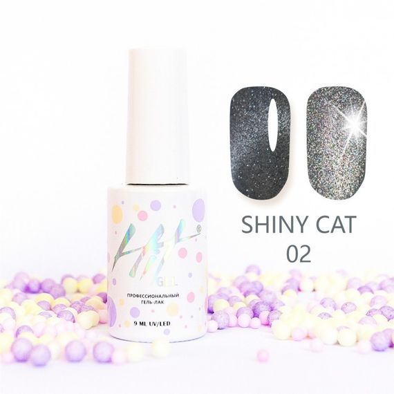 Гель-лак ТМ &quot;HIT gel&quot; №02 Shiny cat, 9 мл