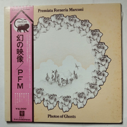 Винтажная виниловая пластинка LP Premiata Forneria Marconi Photos Of Ghosts (Japan 1973) (Obi) Celebration