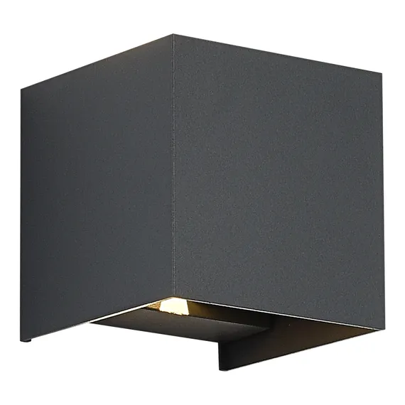 SL9513.701.01 Светильник уличный настенный ST-Luce серый/серый LED 1*10W 2700K BRIK
