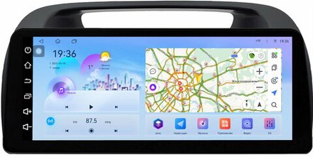 Магнитола Toyota Camry 30 2001-2006 (рамка черная) - FarCar монитор 12.3" 2K QLED на Android 14, TS10, CarPlay, 4G SIM-слот