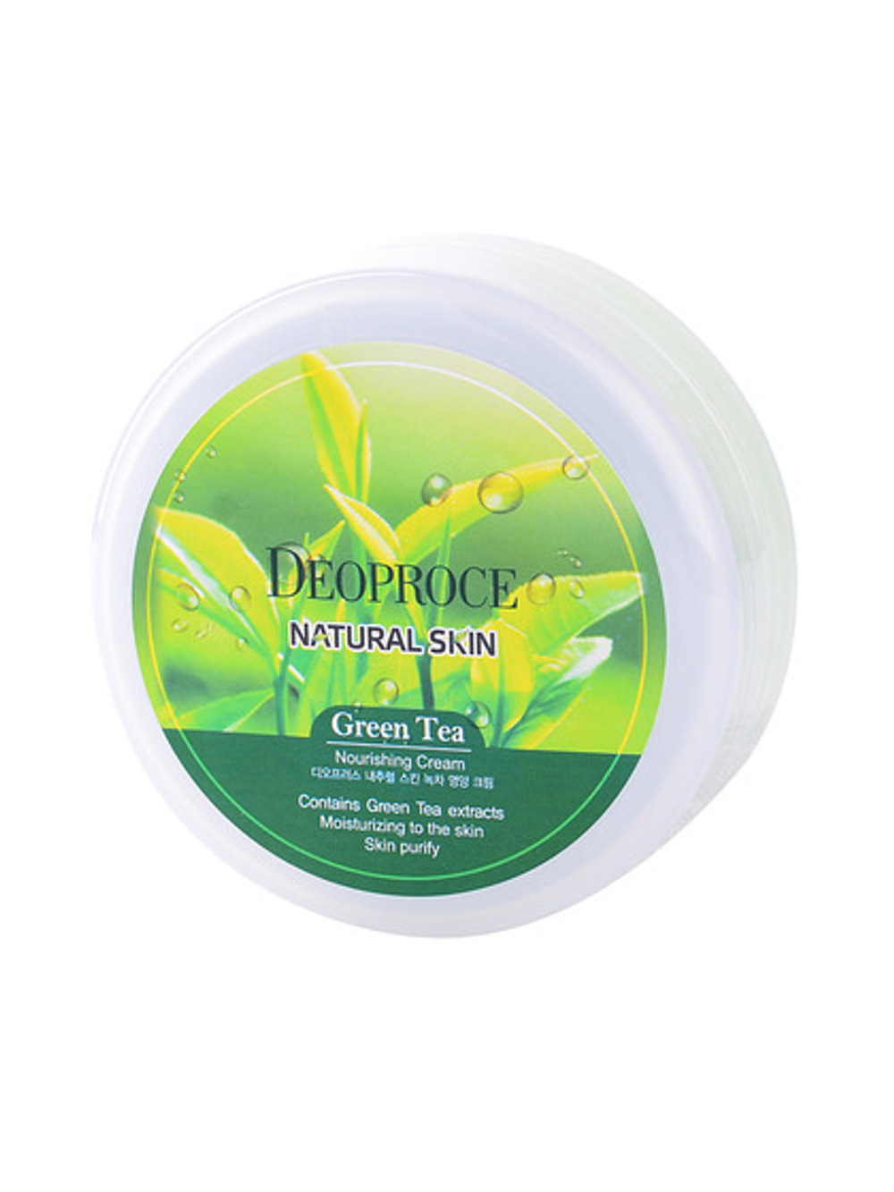 DEOPROCE Крем для лица и тела с экстрактом зеленого чая/Natural Skin Greentea Nourishing Cream, 100г