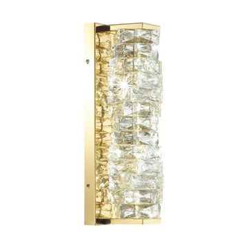 Настенный светодиодный светильник 4999/10WL золото Straza Odeon Light