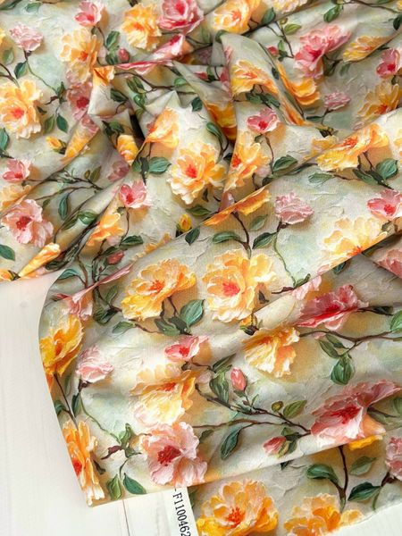 ИМПАСТО, ЖЕЛТЫЕ И РОЗОВЫЕ ЦВЕТЫ НА ФЕНХЕЛЕВОМ ФОНЕ 4