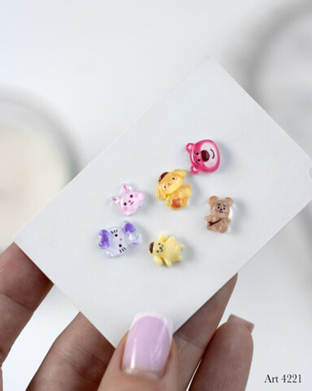 Фигурки микс 8-10мм 12 шт Art. 4221