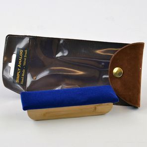 Щетка Антистатическая Бархатная Для Виниловых Пластинок (Simply Analog Oak Wood Velvet Brush)