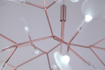Pendant design lamp  Heracleum II by Moooi (Brass,  D72cm)
