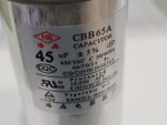 Конденсатор CBB65A 45uF 450V