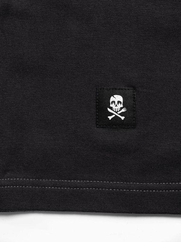 Футболка с карманом темно-серая - фото 5