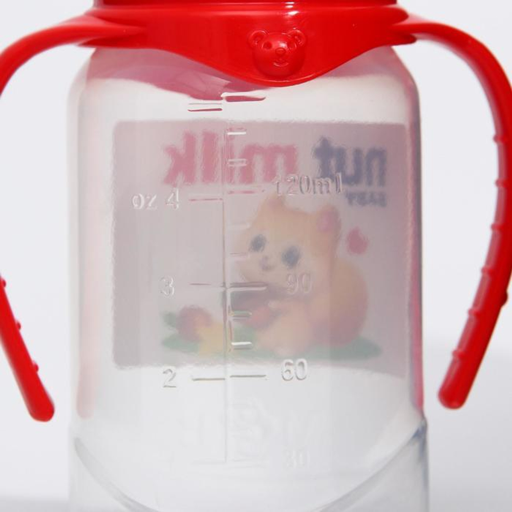 5399858 Бутылочка для кормления Nut milk, 150 мл цилиндр, с ручками
