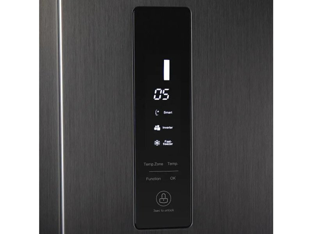 Холодильник Maunfeld MFF177NFSB черный