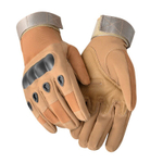 Перчатки со вставкой песочные