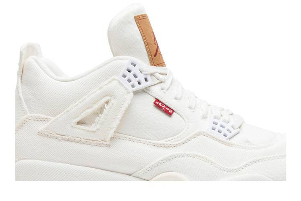 Кроссовки Jordan Air Jordan 4 Levis White (Levis Tag)