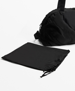 Oysho Спортивная сумка со сборками, черный