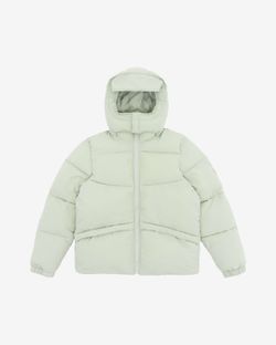 Пуховик FW24 Puffer Basic Green Slate светло-серый