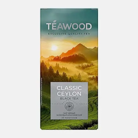 Черный чай Teawood Classic Ceylon 25пак 50г