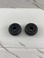 Колесо для мебели прорезиненное Д 30мм Д отв 8мм/2шт