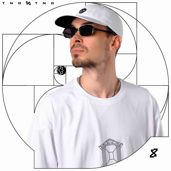 Кепка Flower классическая белая - фото 3