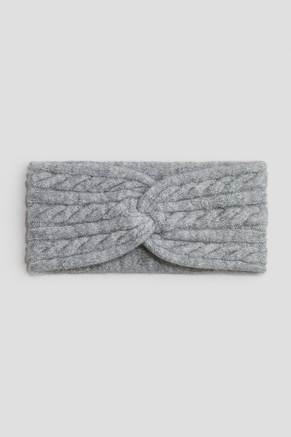 H&M Плетеная повязка на голову, серый
