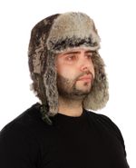 Шапка-ушанка (алова, зеленая кора)