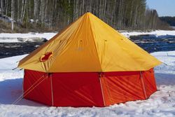 Тент для шатра зима у