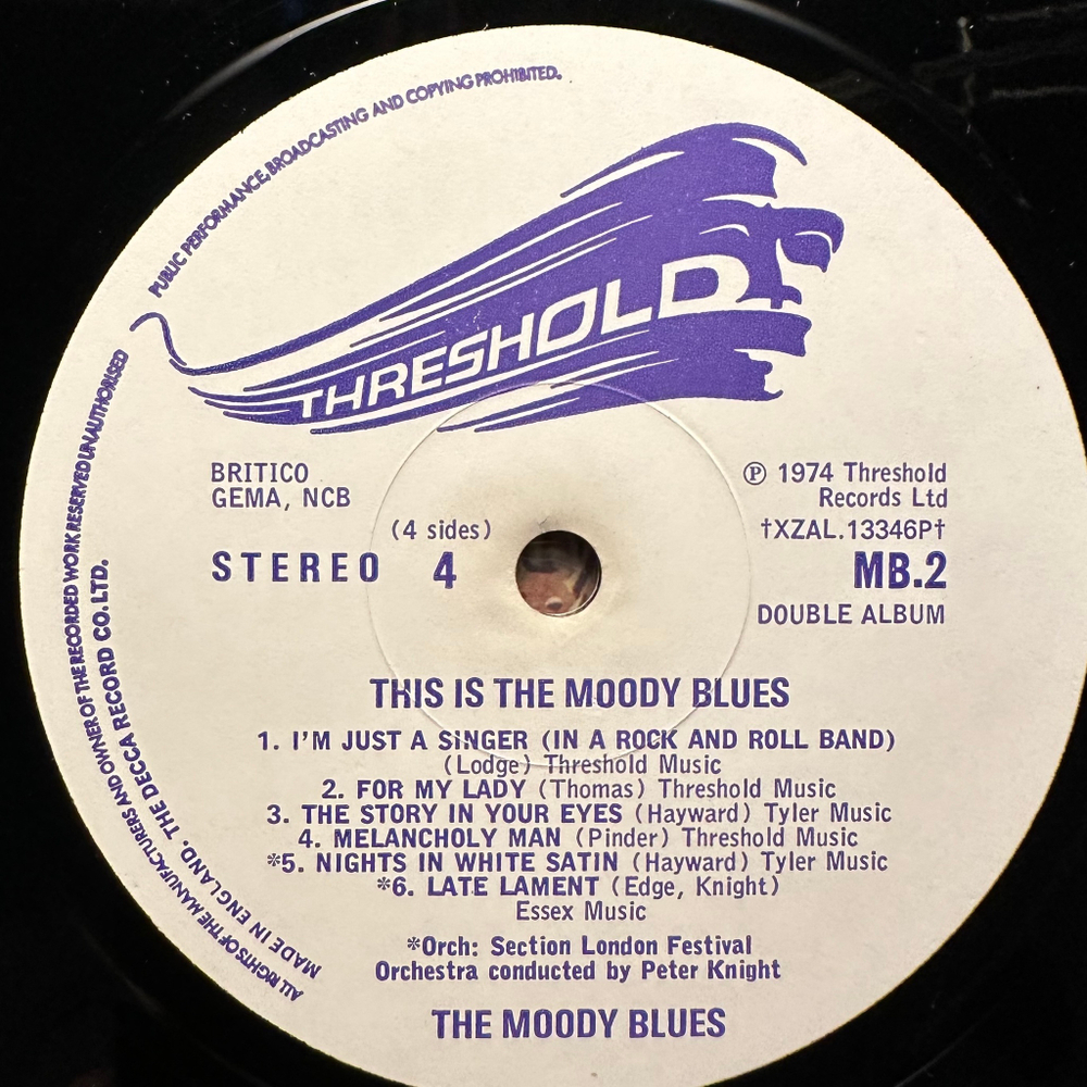 The Moody Blues - This Is The Moody Blues 2LP (Англия 1974г.)
