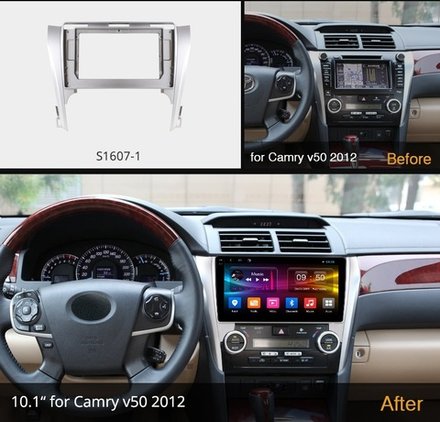 Магнитола для Toyota Camry 50 2011-2014 - Carmedia OL-1607 QLed+2K, Android 13, TS20, CarPlay, 4G SIM-слот