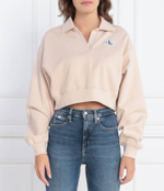 Худи LABEL ПОЛО COLLAR CALVIN KLEIN JEANS - бежевый(J20J222232)