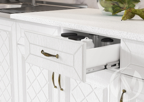 Кухня Ирина 2;0/900м (белый/белый матовый/антарес)